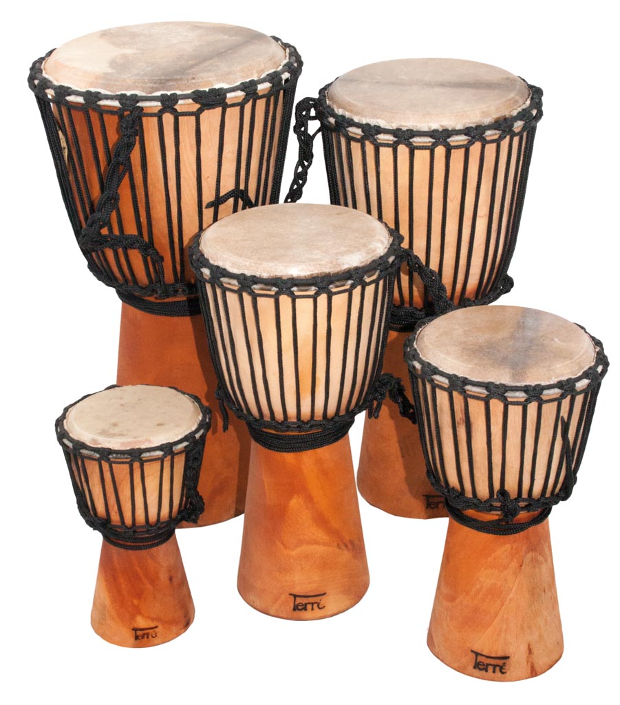 Djembe 60cm Geölt Mahagoni