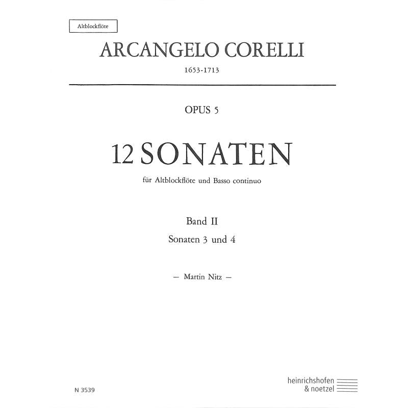 12 Sonaten op 5/2