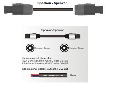 Speakon Speakon 10m