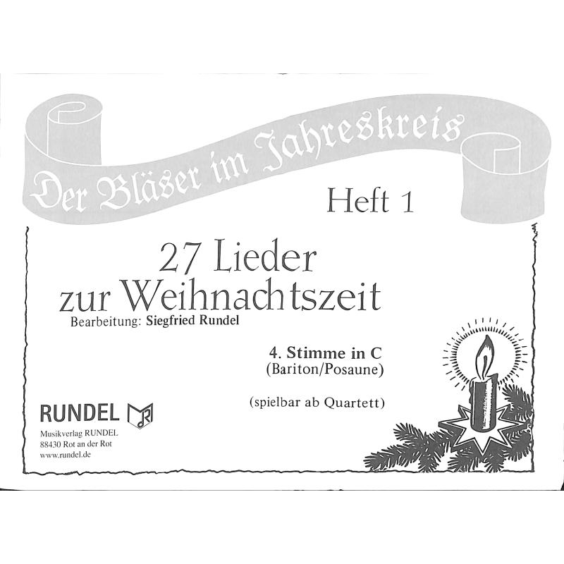 27 Lieder zur Weihnachtszeit 1