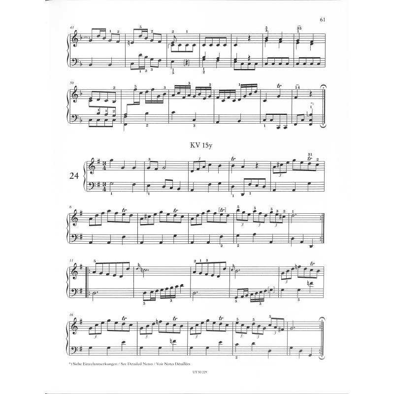 Klavierstücke 1 - frühere Werke