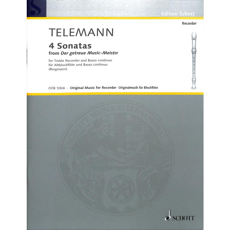 Sonaten 1-4 aus der getreue Musikmeister