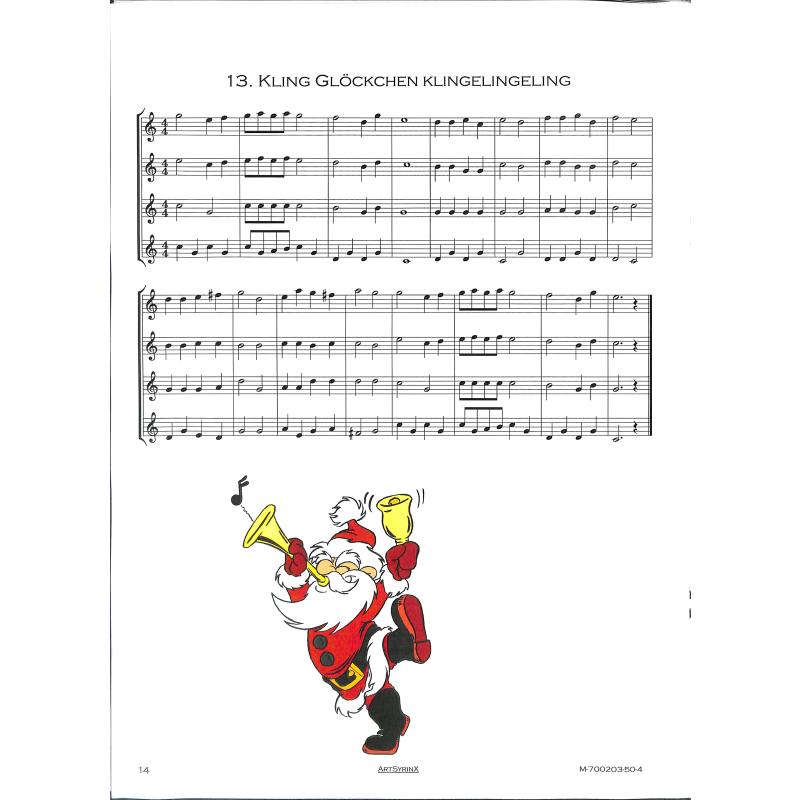 24 Weihnachtslieder