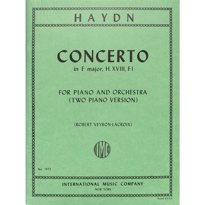 Konzert F-Dur Hob 18/1