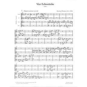 4 Echostücke