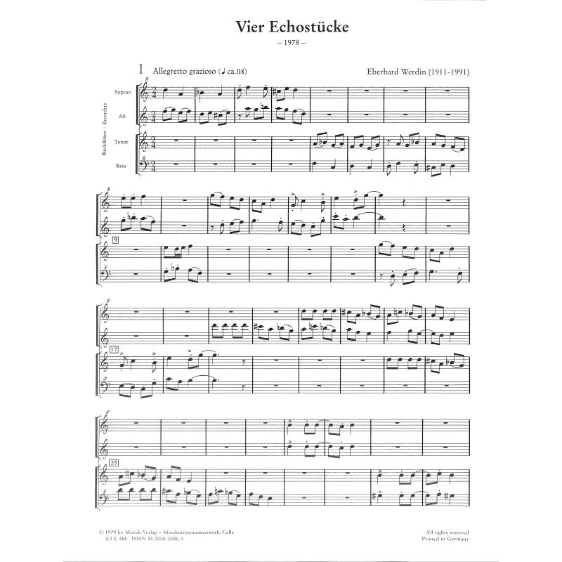 4 Echostücke