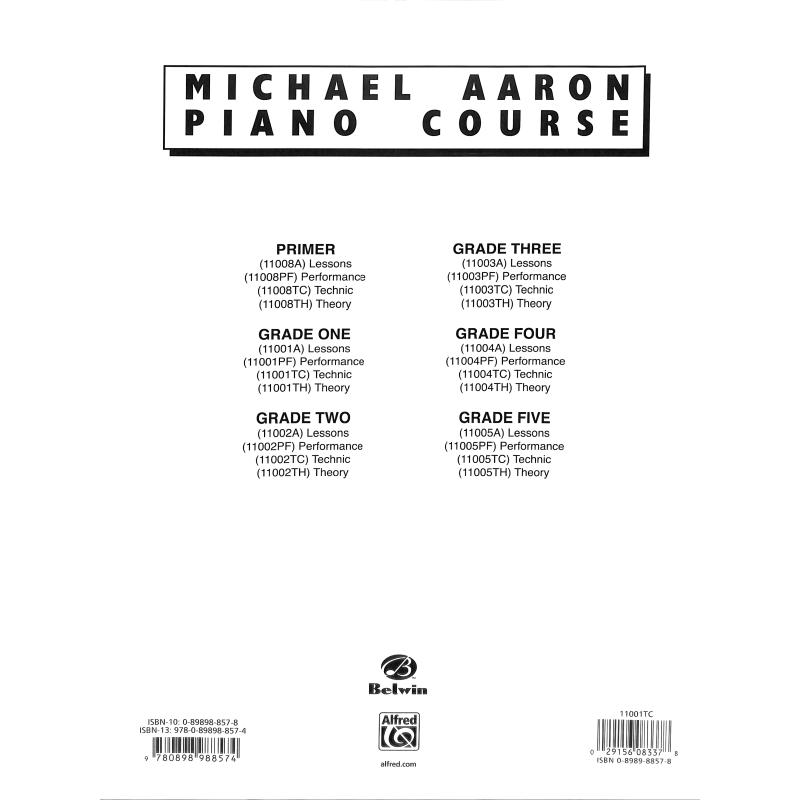 Piano course - technic 1
