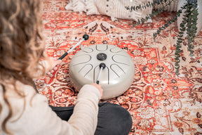 Steel Tongue Drum - Pearl Grey