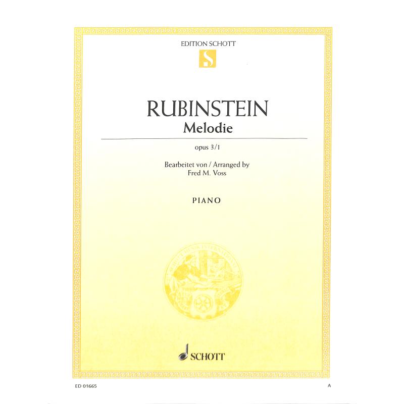 Melodie F-Dur op 3/1