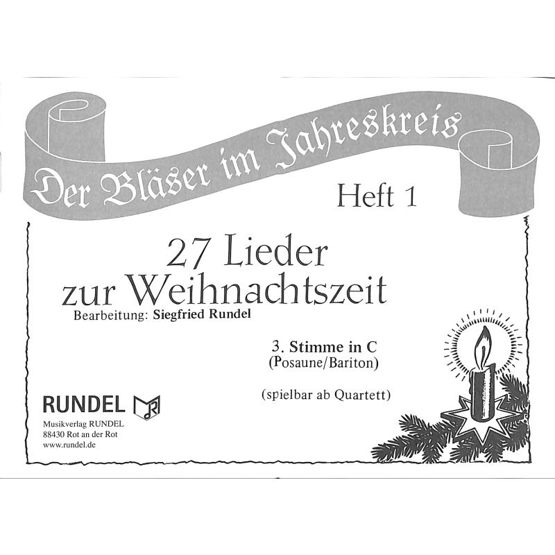 27 Lieder zur Weihnachtszeit 1