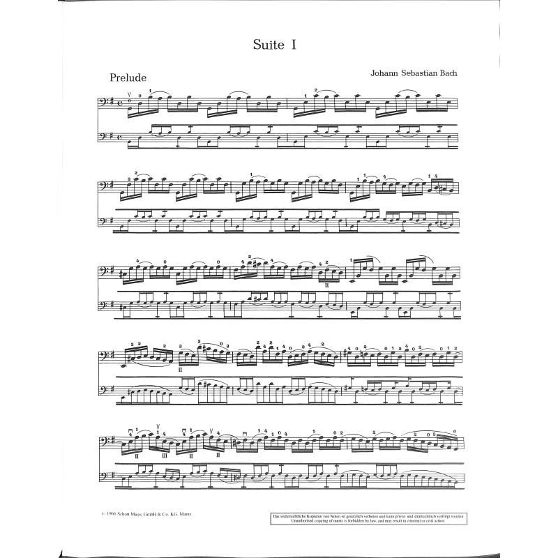 6 Suiten BWV 1007-1012