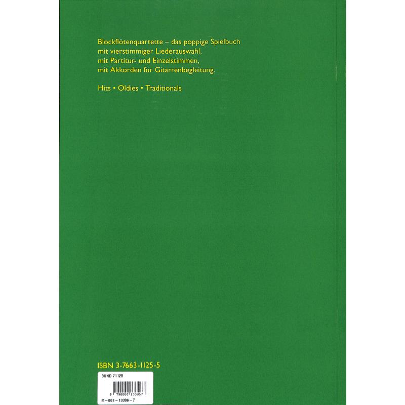 Spiel mit uns Blockflöten Quartette