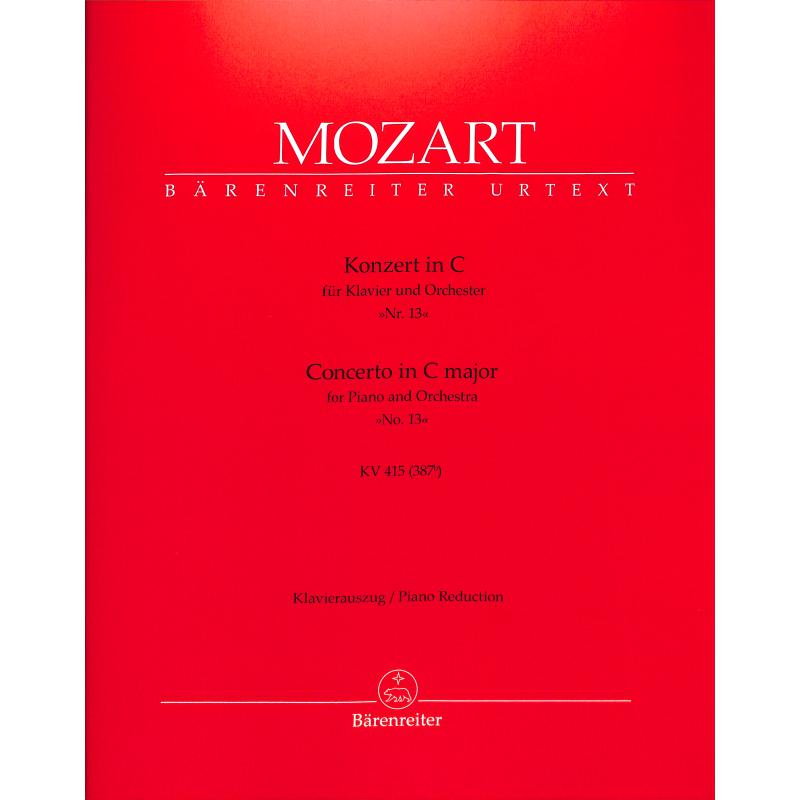 Konzert 13 C-Dur KV 415 (387b)
