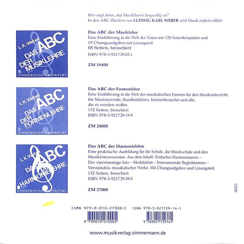 Das ABC der Harmonielehre