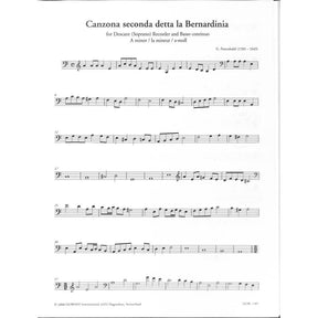 Sonate g-moll + Canzona seconda detta la bernardinia