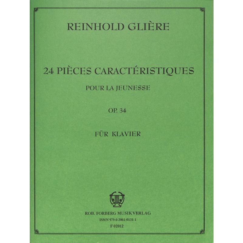 24 pieces characteristiques op 34 pour la jeunesse