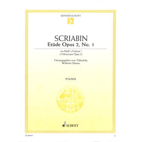 Etüde cis-moll op 2/1