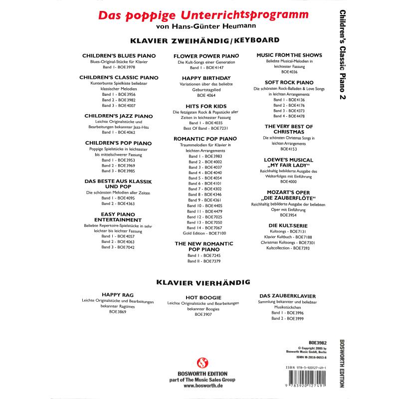 Childrens Classic Piano 2