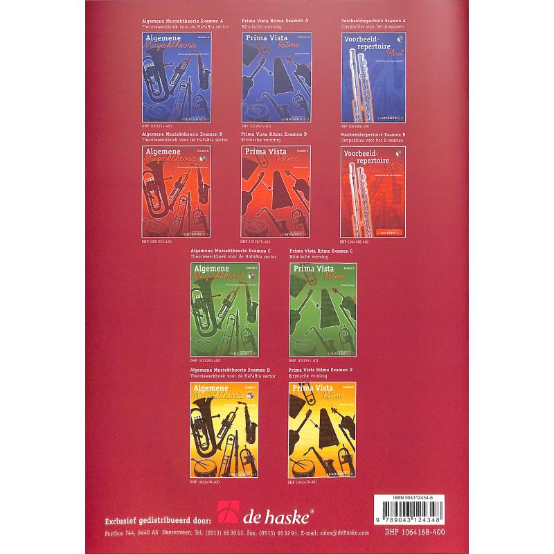 Voorbeeldrepertoire Examen B