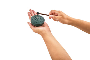 Pocket steel Tongue Drum grün