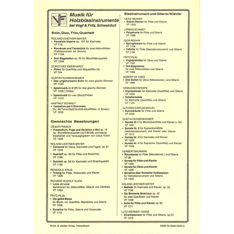 Romanze + Tanzstück