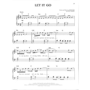 Popular sheet music - 30 hits from 2015-2017