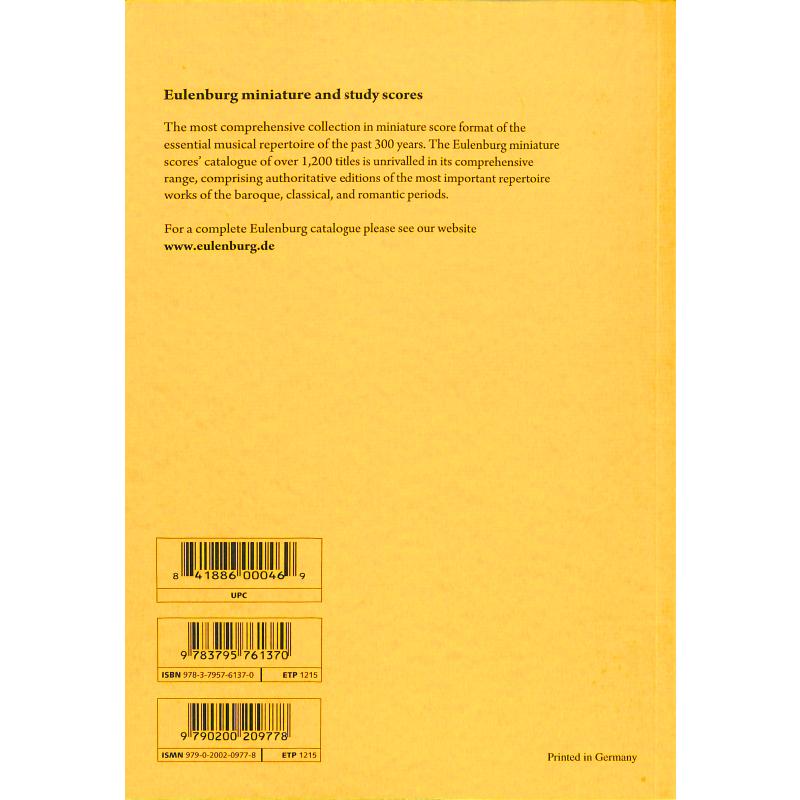 Konzert 1 e-moll op 11