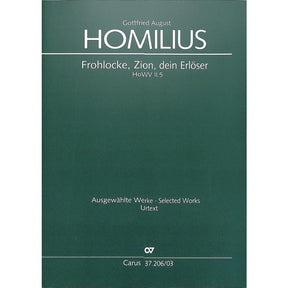Frohlocke Zion dein Erlöser HOWV 2.5