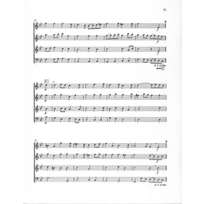 Leichte Blockflötenquartette von Hassler bis Bach