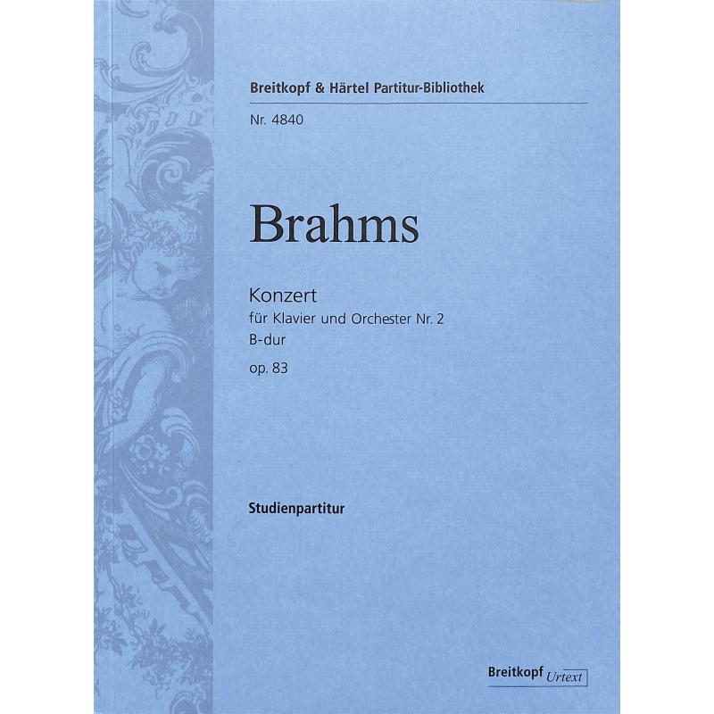 Konzert 2 B-Dur op 83