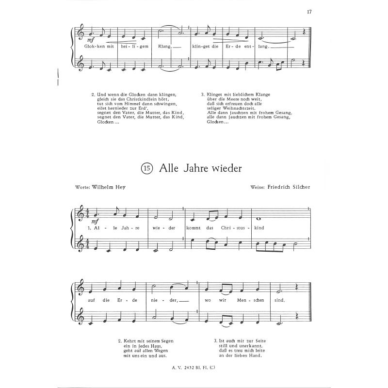 Lieder zur Weihnachtszeit