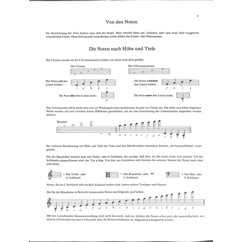 Mandolinenschule 1 - Neuausgabe