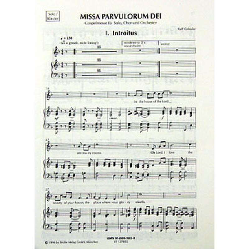 Missa parvulorum dei