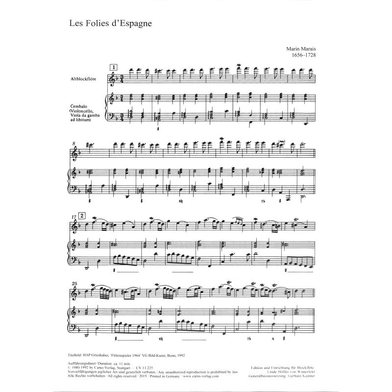 Les folies d'espagne