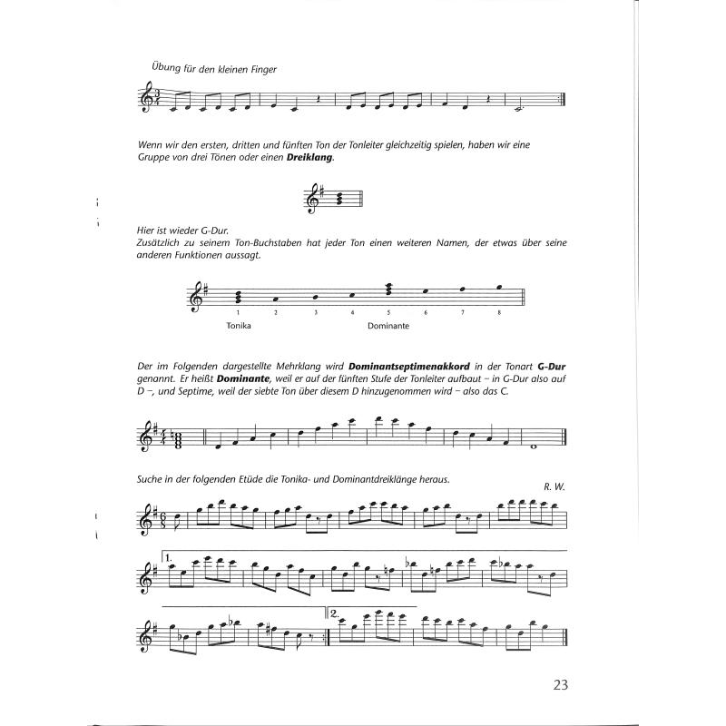 Tonleitern rauf und runter