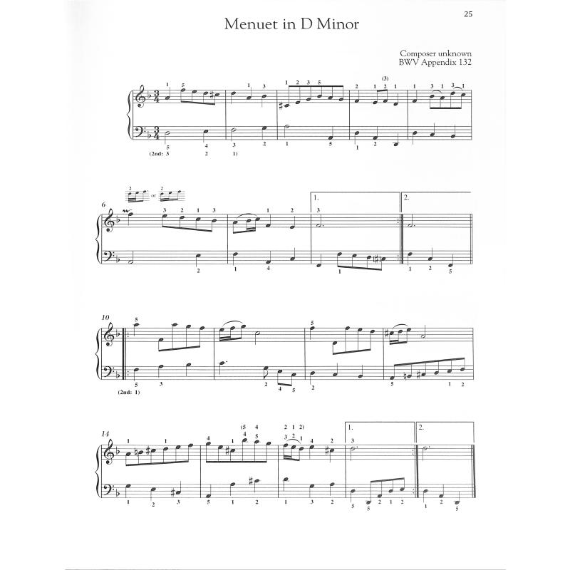 Selections from the notebook for Anna Madgalena