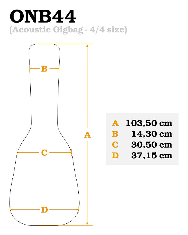 ONB44 Gigbag Konzertgitarre