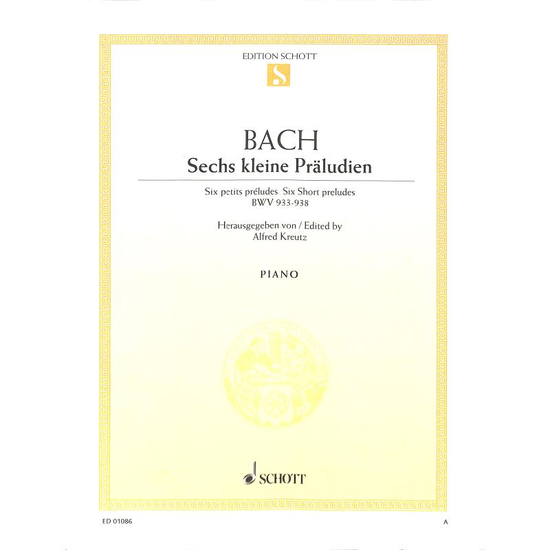 6 kleine Präludien (BWV 933 - 938)