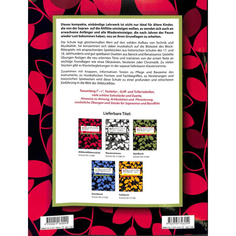 Altblockflötenschule