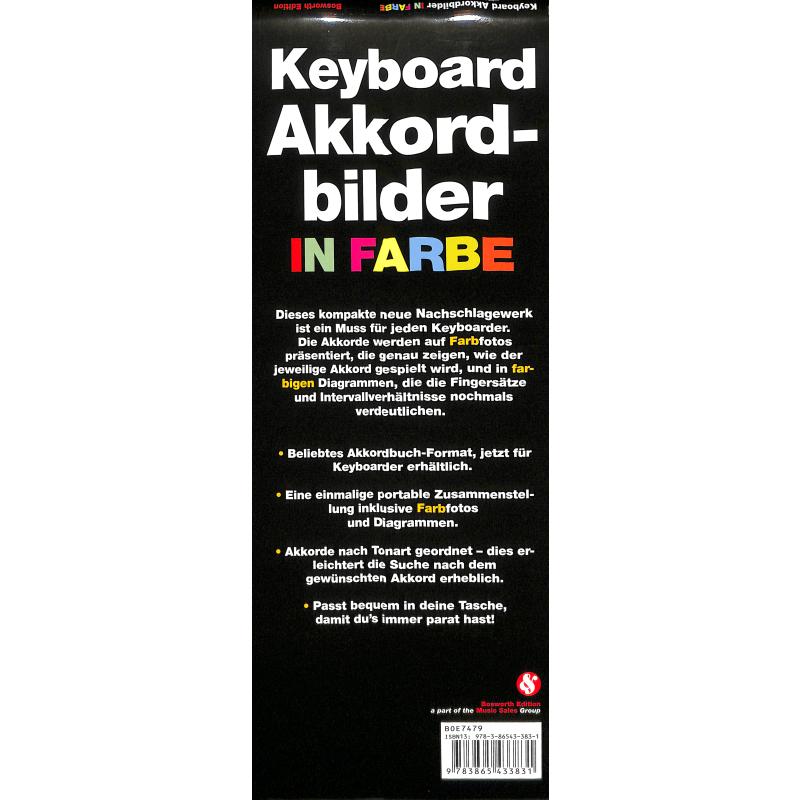 Keyboard Akkordbilder in Farbe
