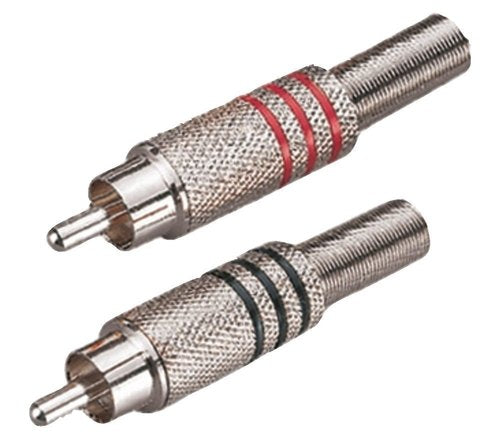 Cinchstecker roter Ring