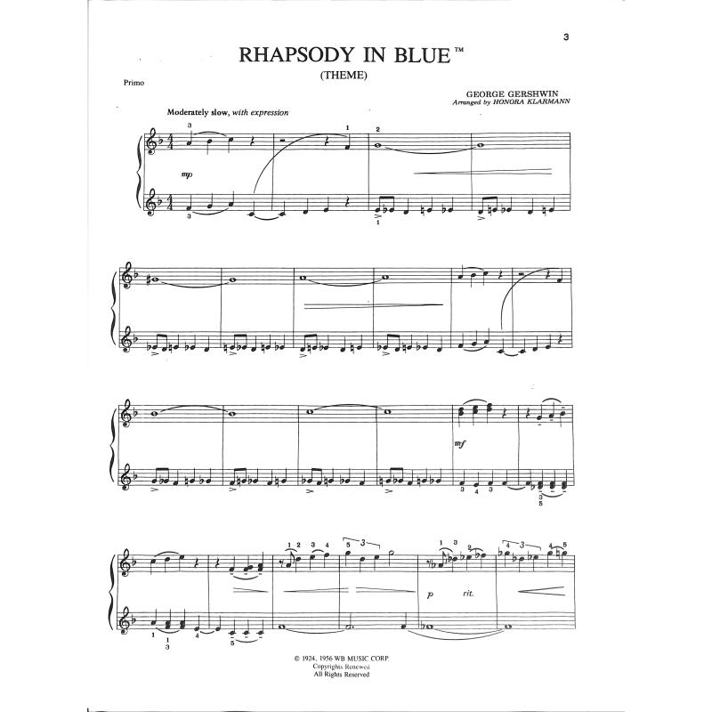 Rhapsody in blue - Theme