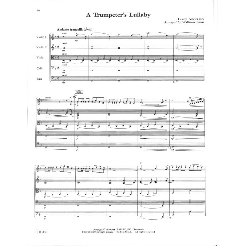 Leroy Anderson for strings