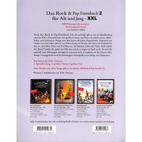 Das Rock + Pop Fetenbuch für Alt und Jung 2 - XXL | 100 Pops