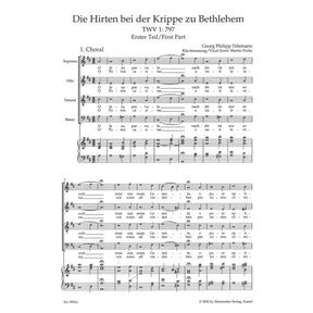 Die Hirten bei der Krippe zu Bethlehem