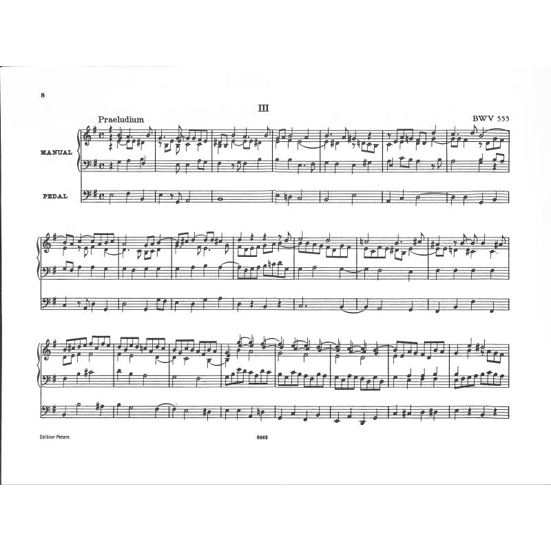 8 kleine Präludien + Fugen