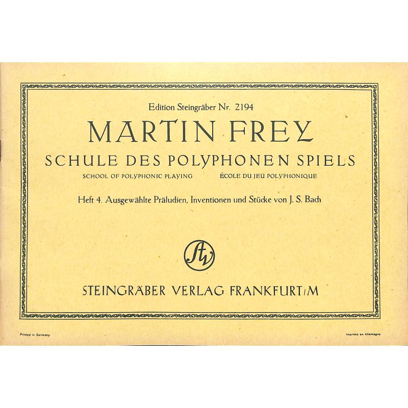 Schule des polyphonen Spiels 4