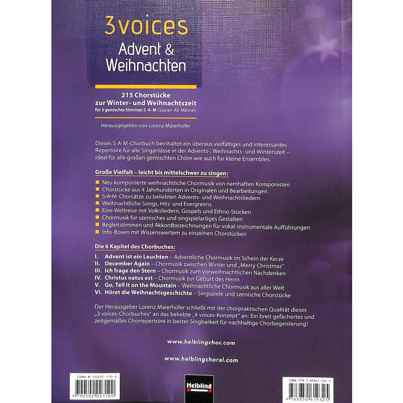 3 Voices - Advent + Weihnachten
