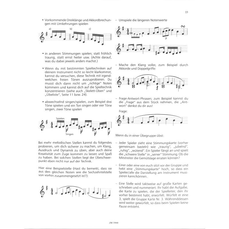 Üben - und wie