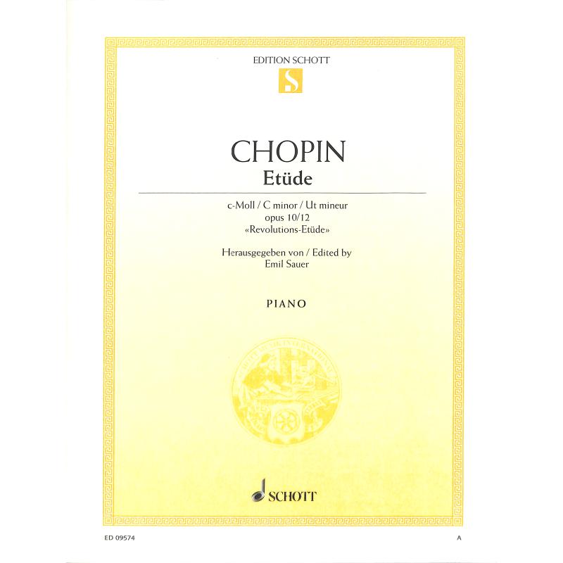 Etüde c-moll op 10/12 (Revolution)